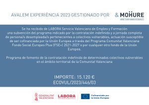 AVALEM EXPERIÈNCIA 2023: Impulsando la Inclusión Laboral en la Comunitat Valenciana